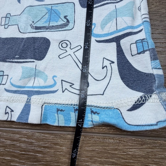 Tea Collection Nautical Theme Pajama Set Size 6 100% Cotton Fall Boys Sleep - Picture 7 of 16